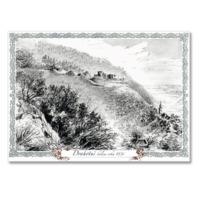 DP034 Dávné pohledy na hrady a zámky: Drahotuš - kolem roku 1836