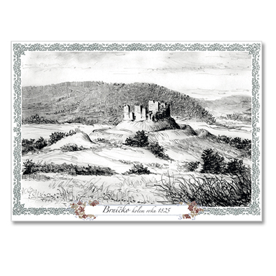 DP039 Dávné pohledy na hrady a zámky: Brníčko - kolem roku 1825
