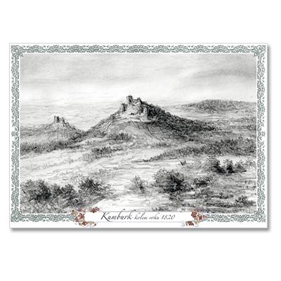 DP040 Dávné pohledy na hrady a zámky: Kumburk - kolem roku 1820