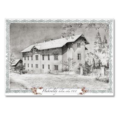 dp023 Dávné pohledy na hrady a zámky: Zámeček Hukvaldy - kolem roku 1900