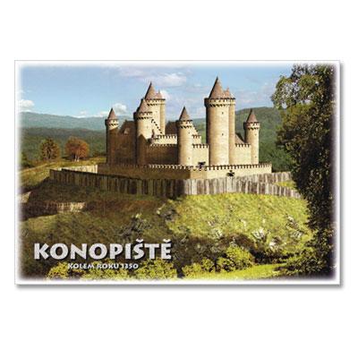 rc0554 Řada dobových rekonstrukcí hradů a zámků České republiky: Konopiště - kolem roku 1330