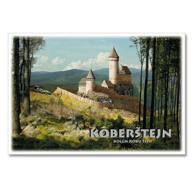 rc087 Řada dobových rekonstrukcí hradů a zámků České republiky: Koberštejn - kolem roku 1330